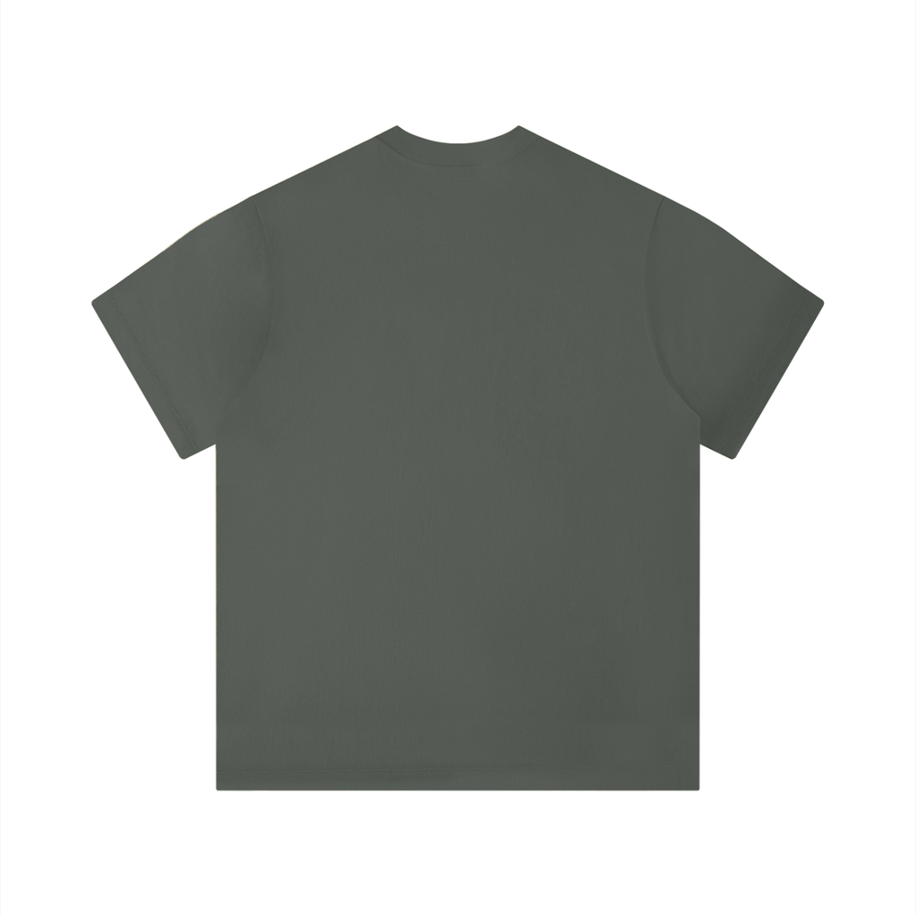 Unisex Solid Color Boxy T-Shirt