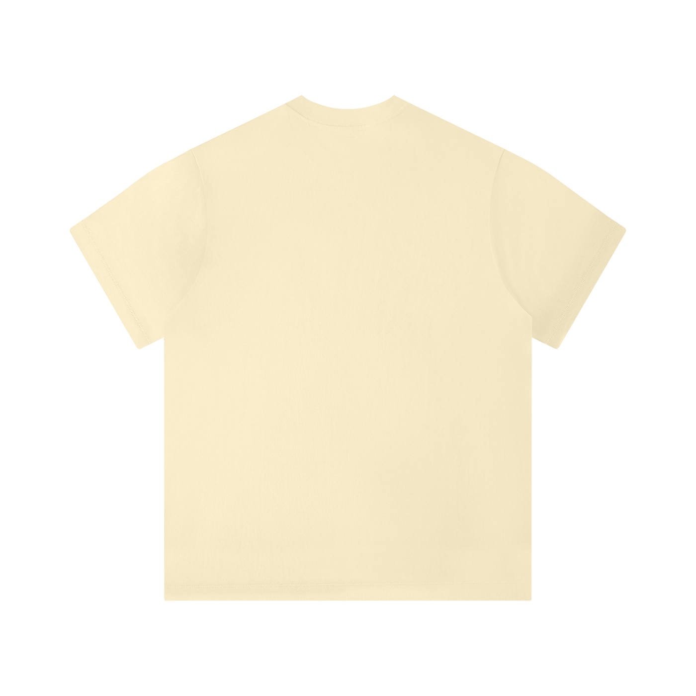Unisex Solid Color Boxy T-Shirt