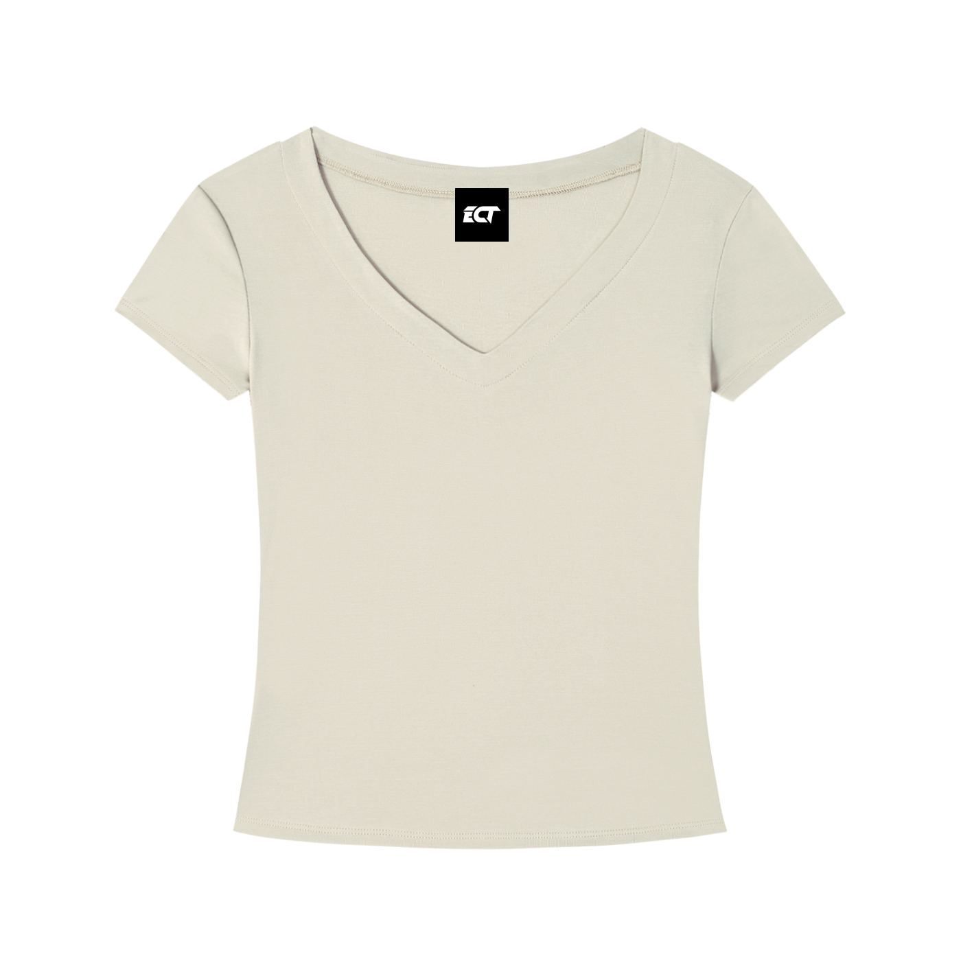Tencel Slim Fit V-Neck T-Shirt