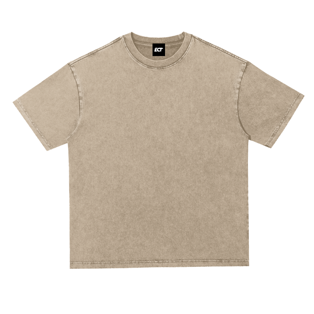 Snow Washed Heavyweight Oversize T-Shirt
