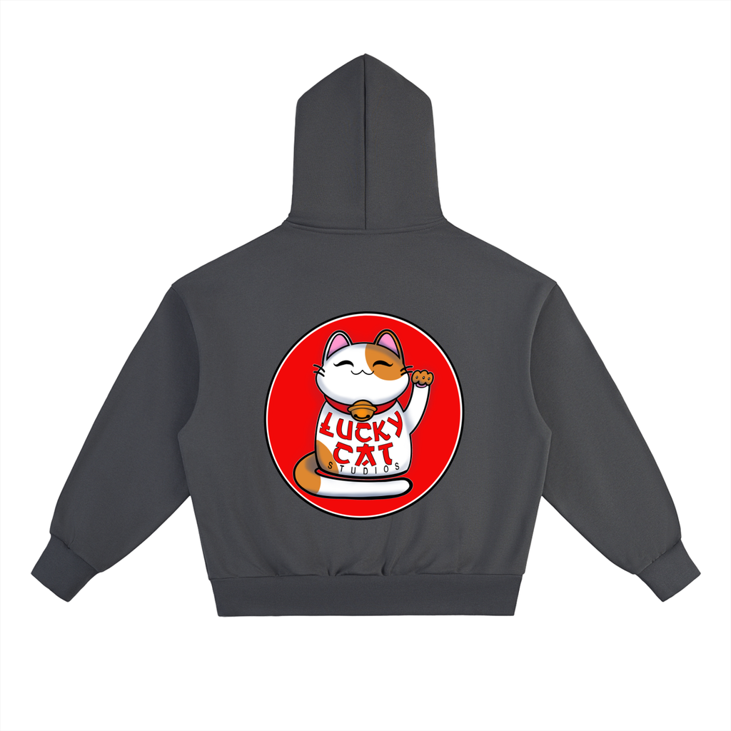 Lucky Cat Essential Heavyweight Fleece Hoodie