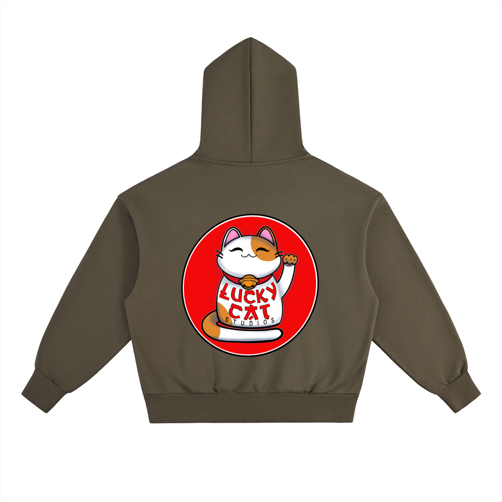 Lucky Cat Essential Heavyweight Fleece Hoodie