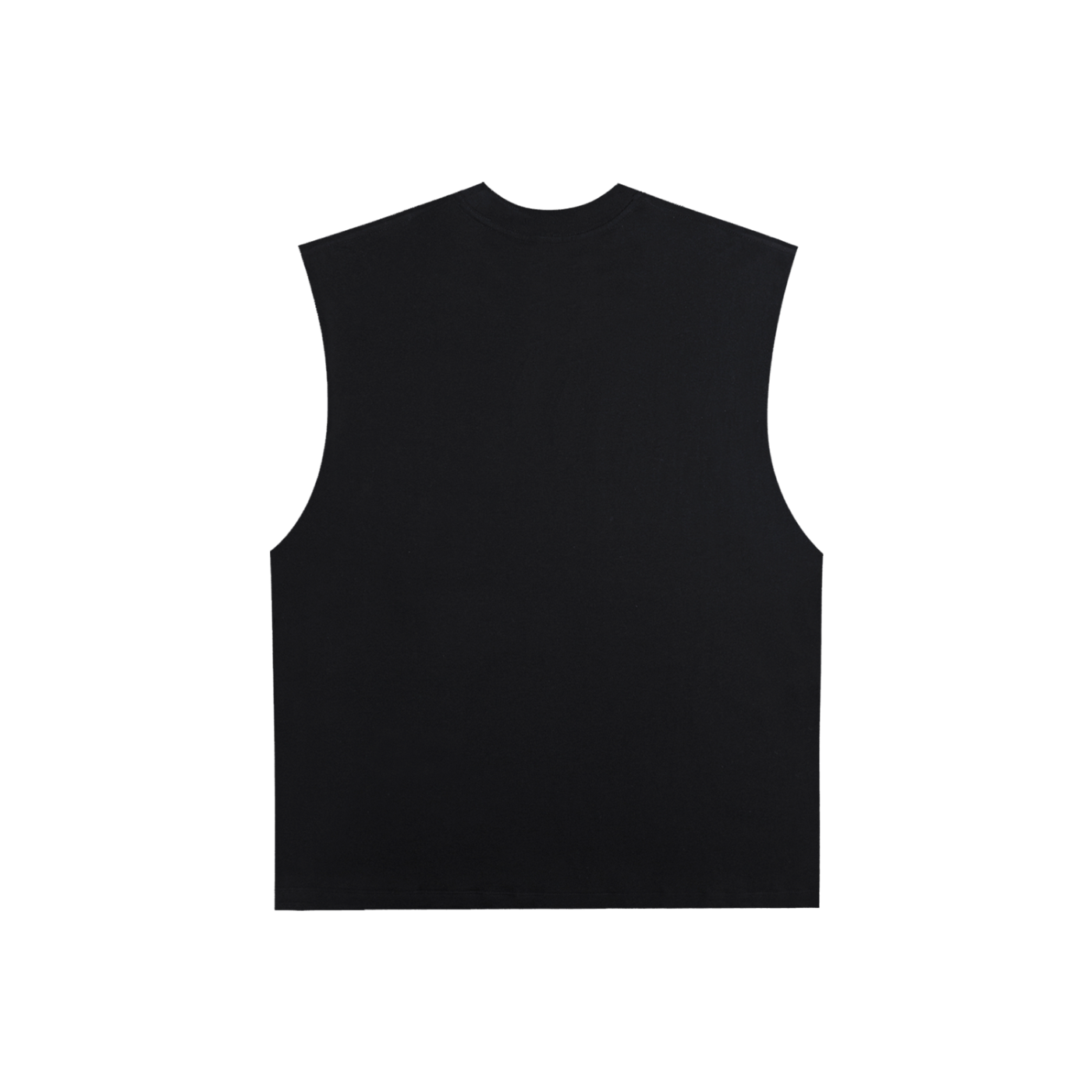 Lucky Cat Raw Edge Cotton Tank Top