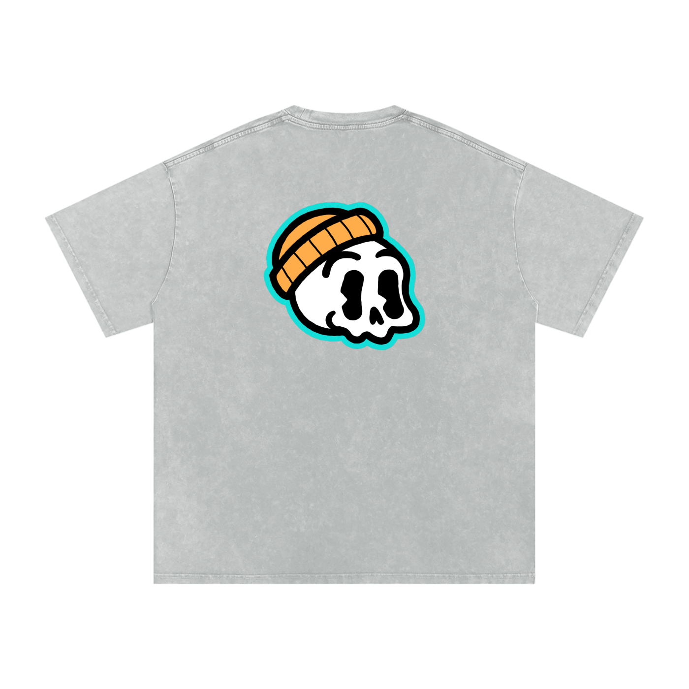 OG English Breakfastbod Snow Washed Oversized Grey T-Shirt