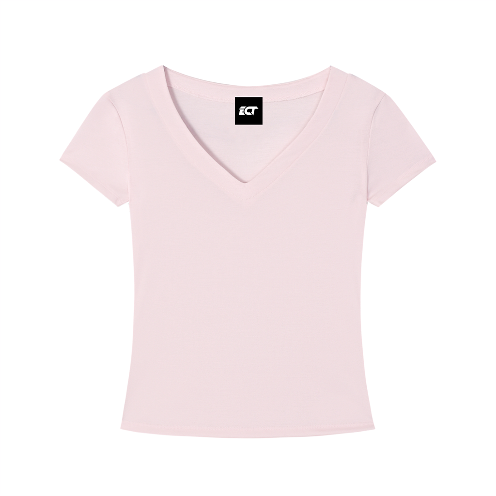 Tencel Slim Fit V-Neck T-Shirt