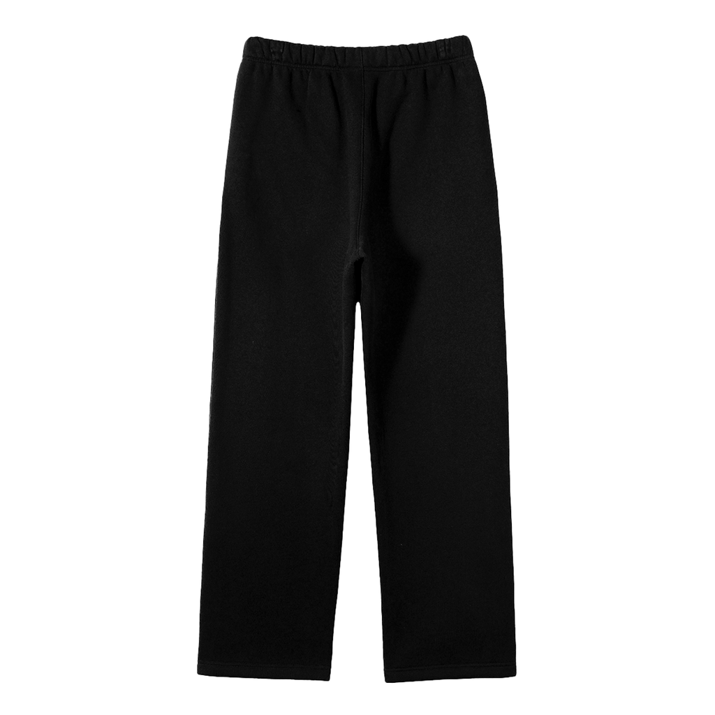 Lucky Cat Unisex Solid Color Fleece Straight Leg Pants