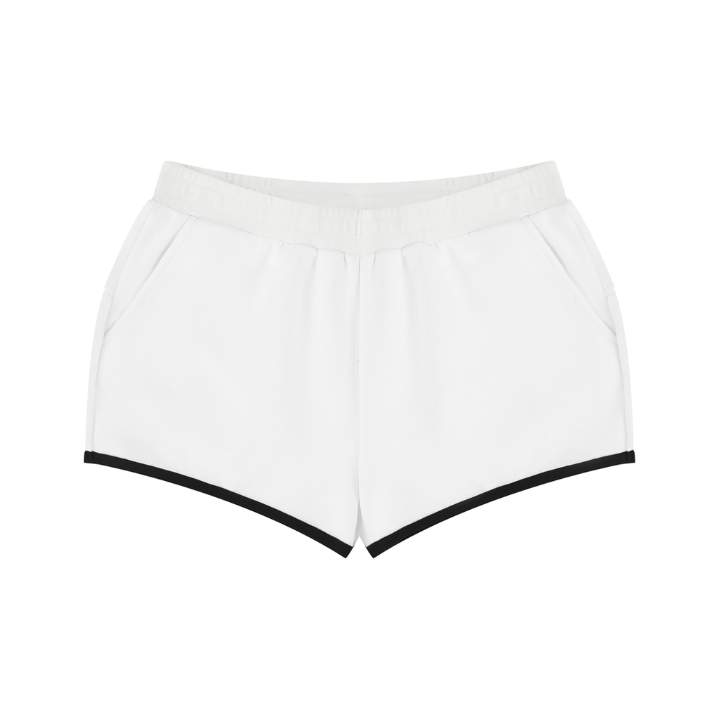 Women's Retro Contrast Binding Shorts