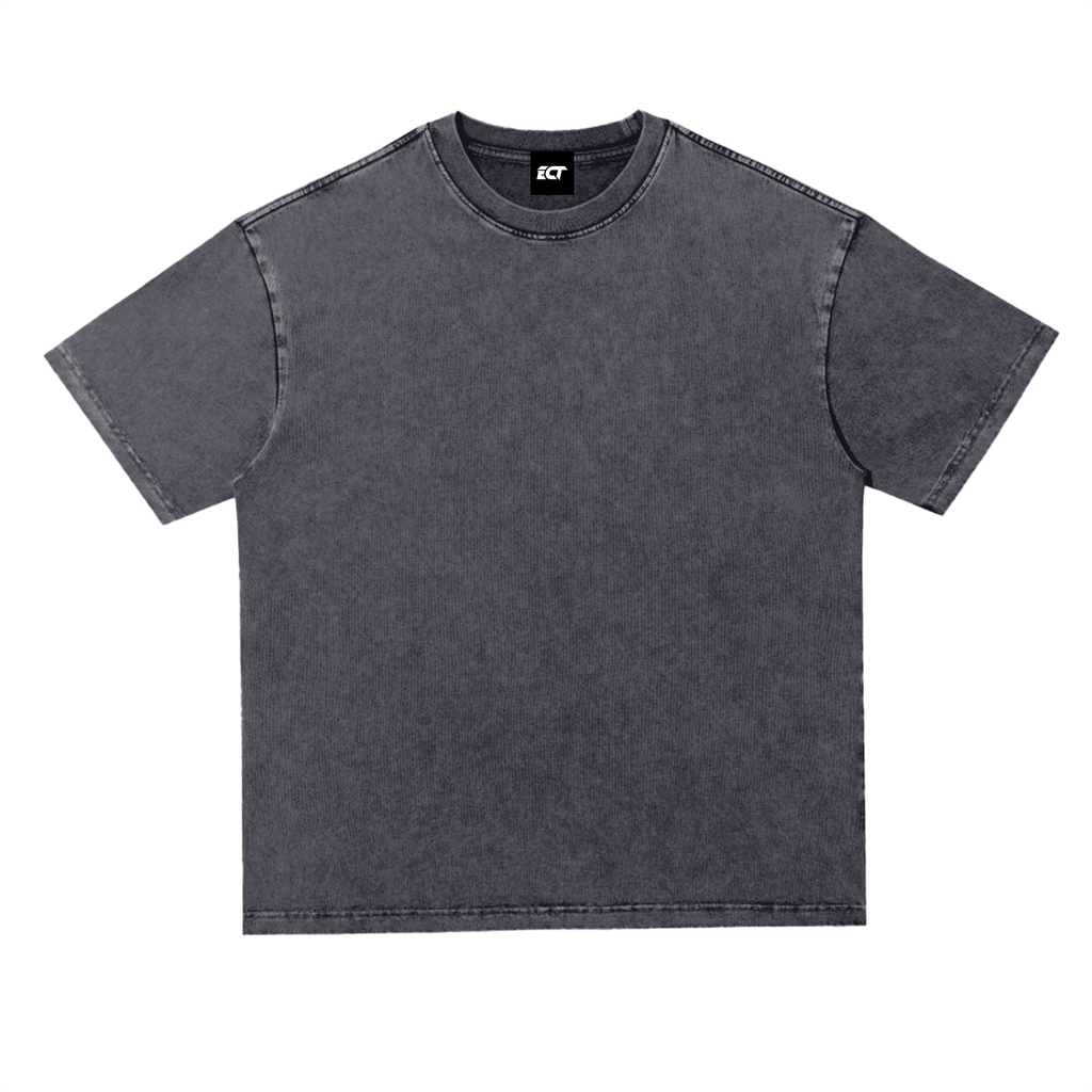 Snow Washed Heavyweight Oversize T-Shirt