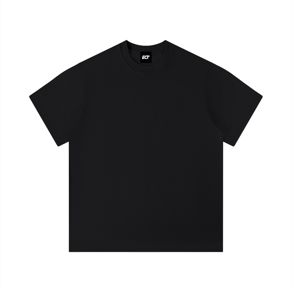 Unisex Solid Color Boxy T-Shirt