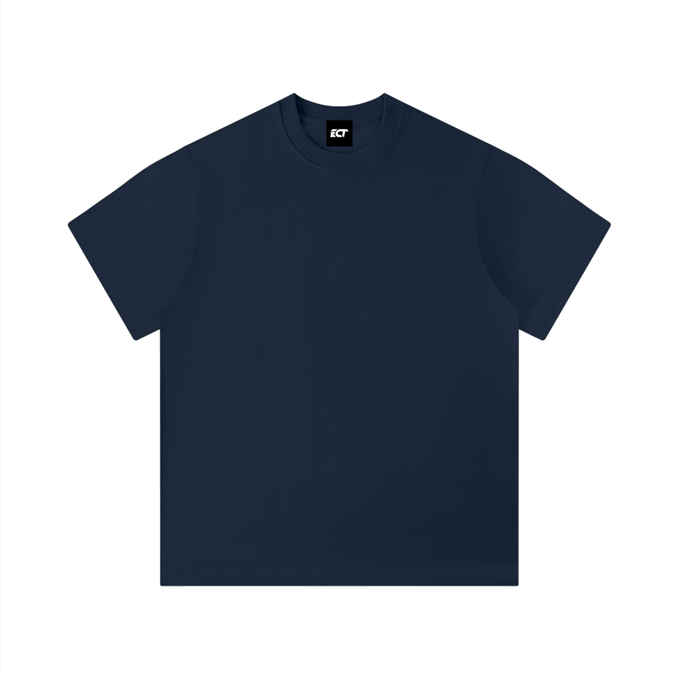 Unisex Solid Color Boxy T-Shirt