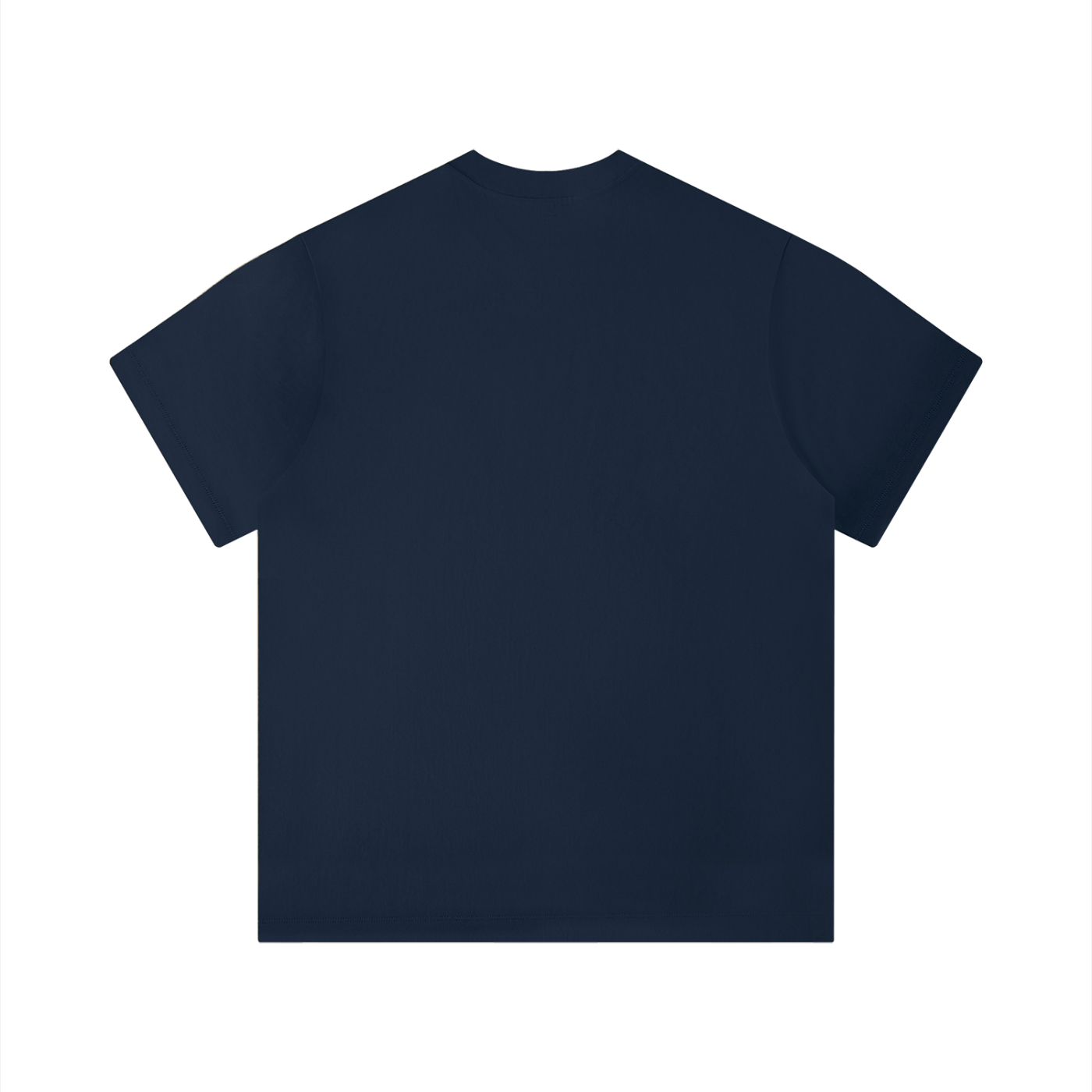 Unisex Solid Color Boxy T-Shirt