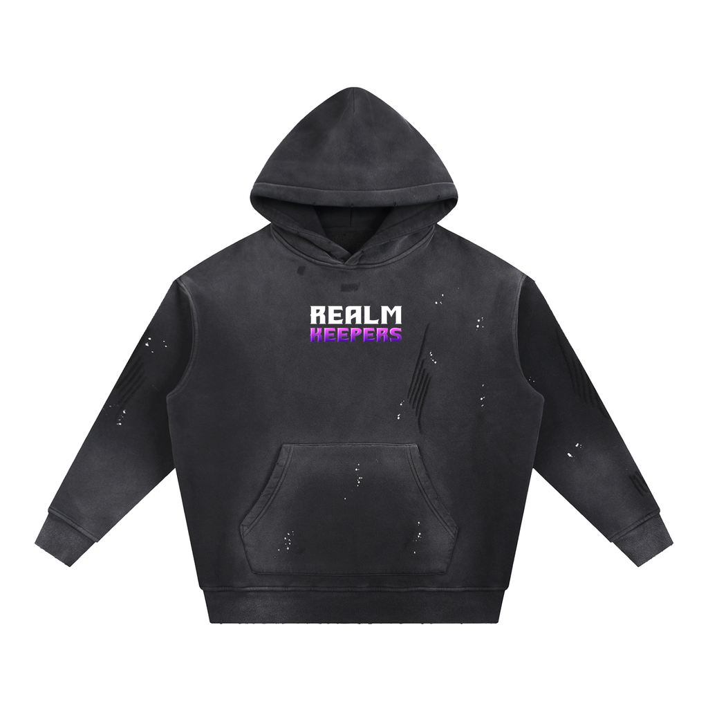 Realm Keeper Vintage Washed Fleece Hoodie