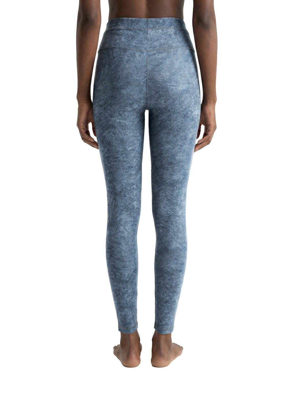 Women's Faux Denim Zip-Fly Leggings