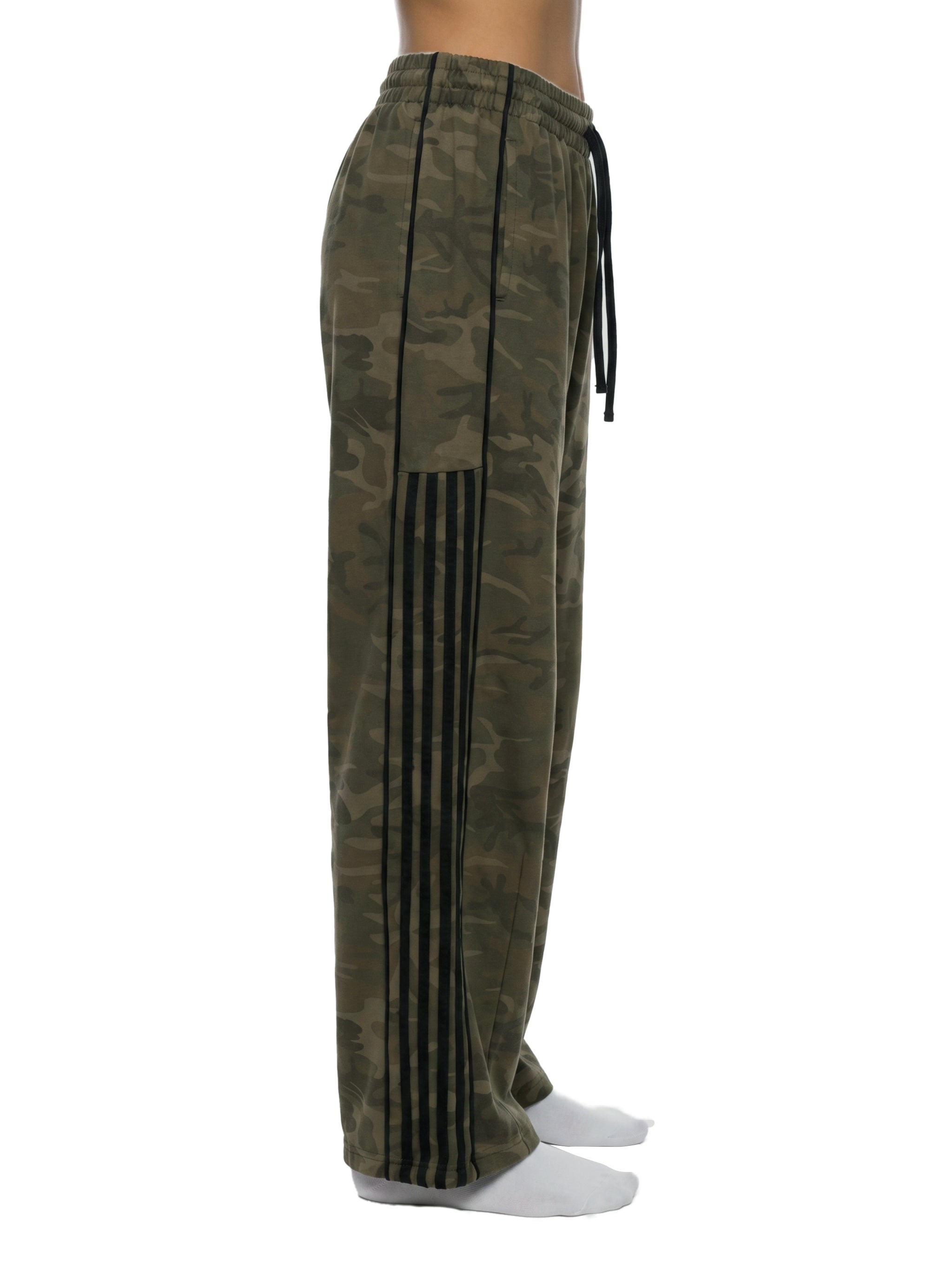 Unisex Camo Wide Leg Sweatpants